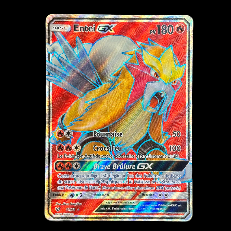 Entei GX 71/73 Légendes brillantes – MINT
