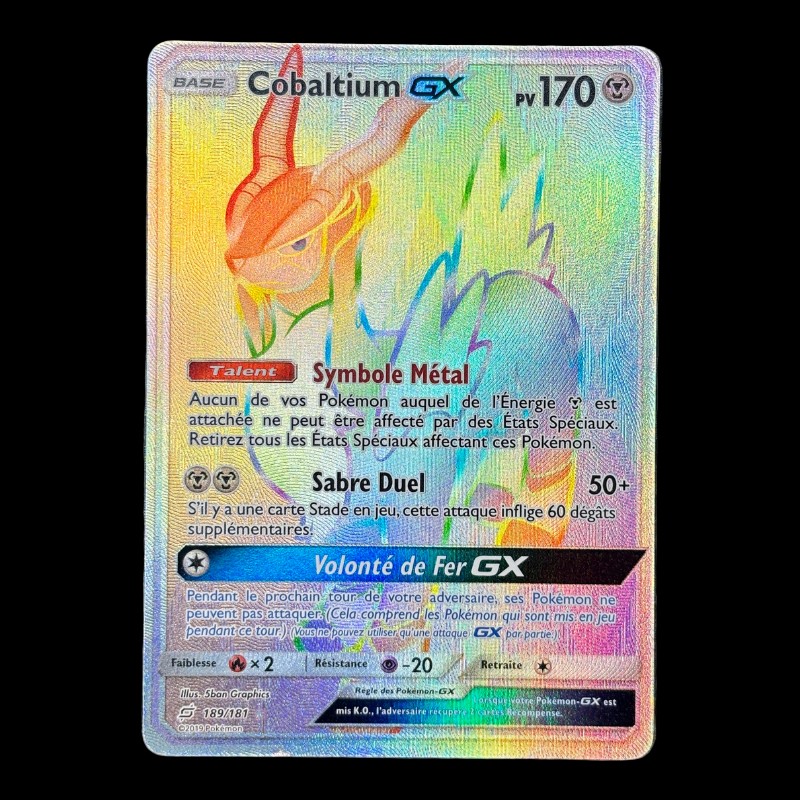 Cobaltium GX 189/181 - Duo de Choc - MINT