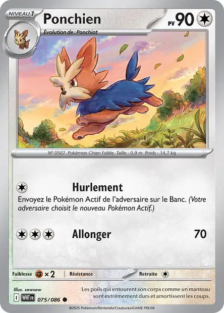 Ponchien 075/086 Flamme Blanche – Pokeball