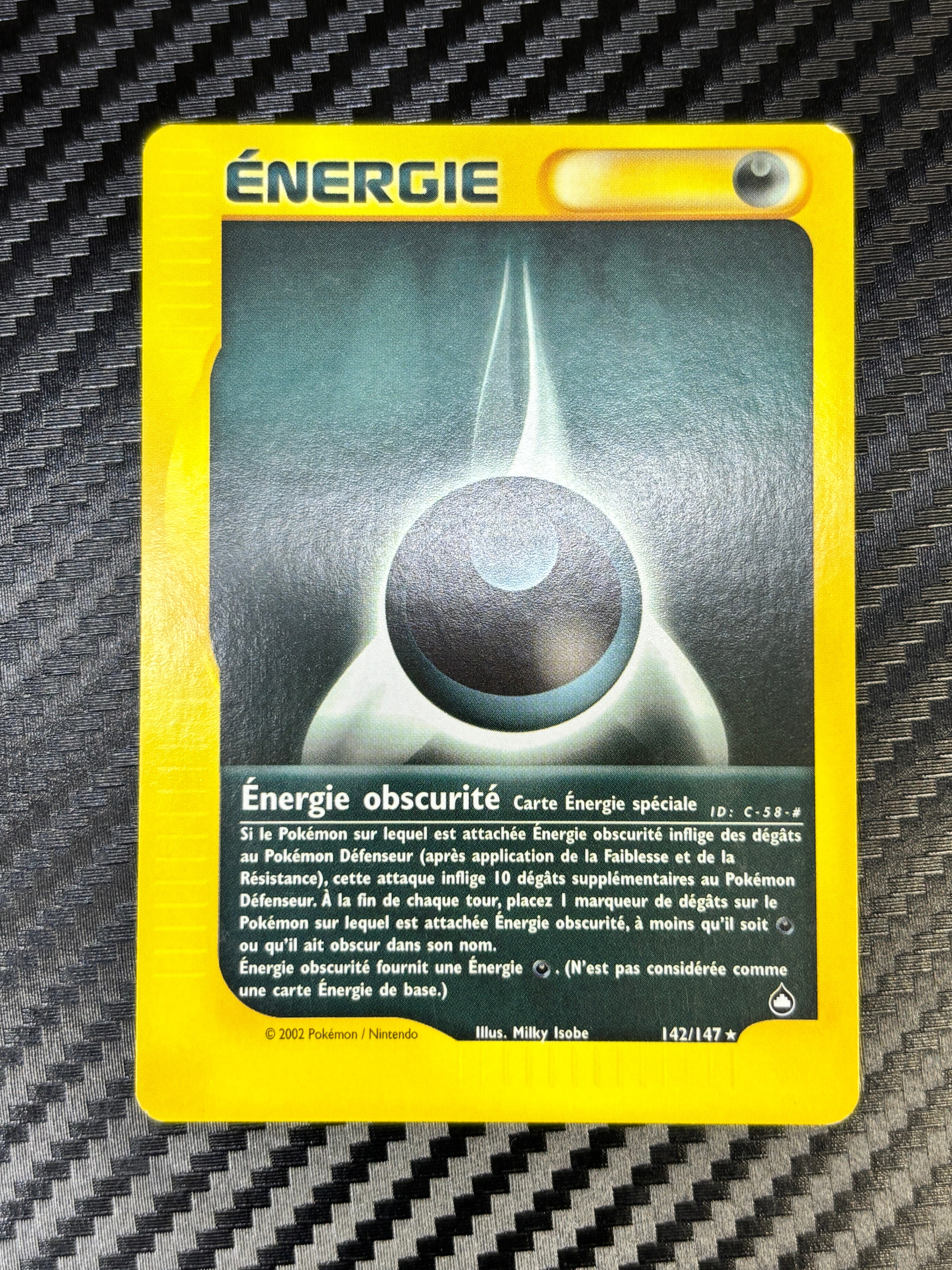 Énergie Obscurité 142/147 - Aquapolis - NM