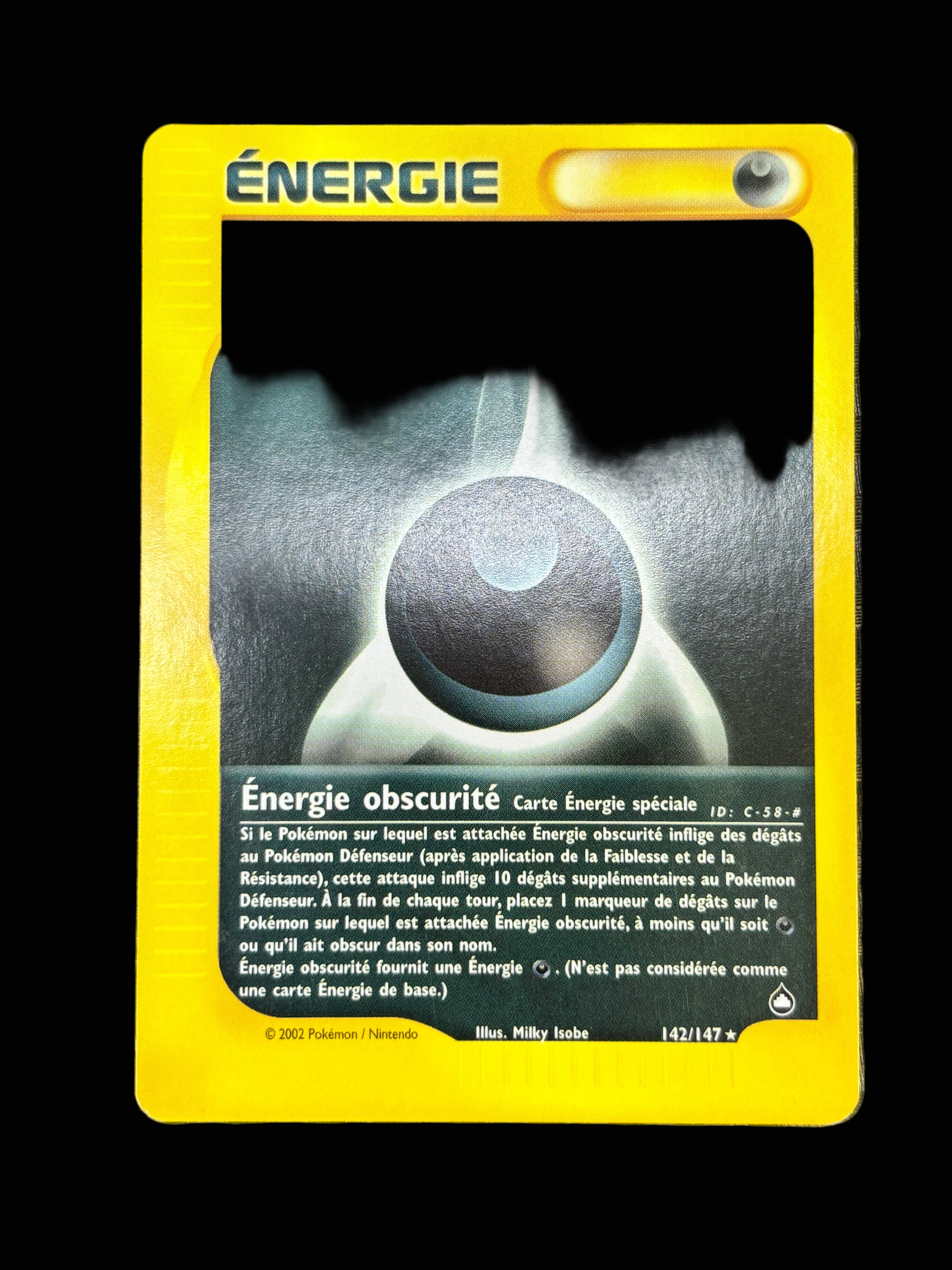 Énergie Obscurité 142/147 - Aquapolis - NM