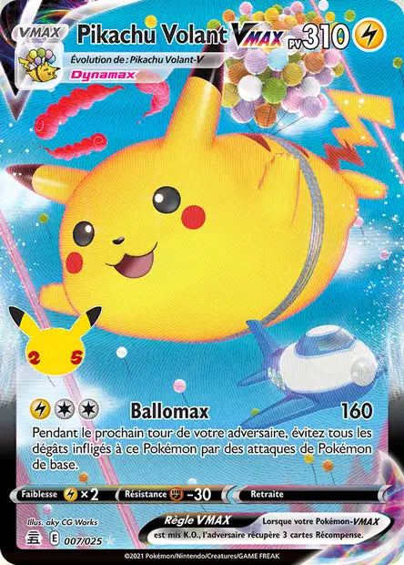 Pikachu Volant-VMAX 007/025 - Célébrations