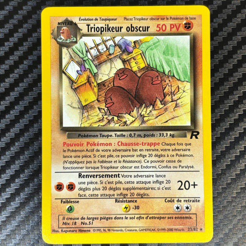 Triopikeur obscur 23/82 - Team Rocket - NM
