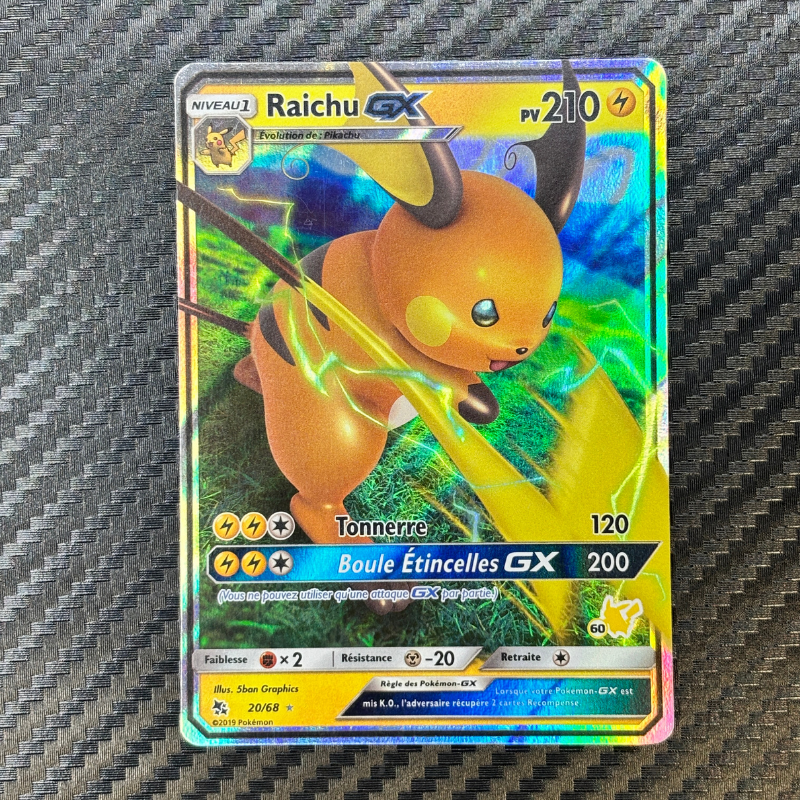 Raichu GX 20/68 - Destinées Occultes