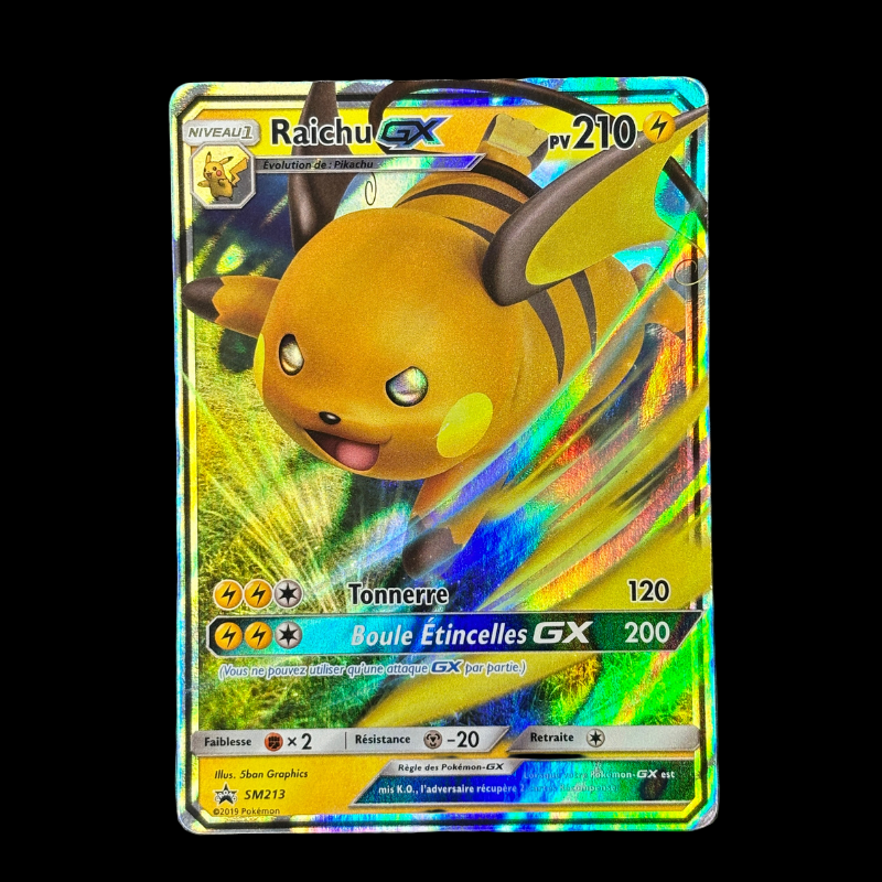 Raichu GX SM213 - Promo Soleil & Lune - EXC+