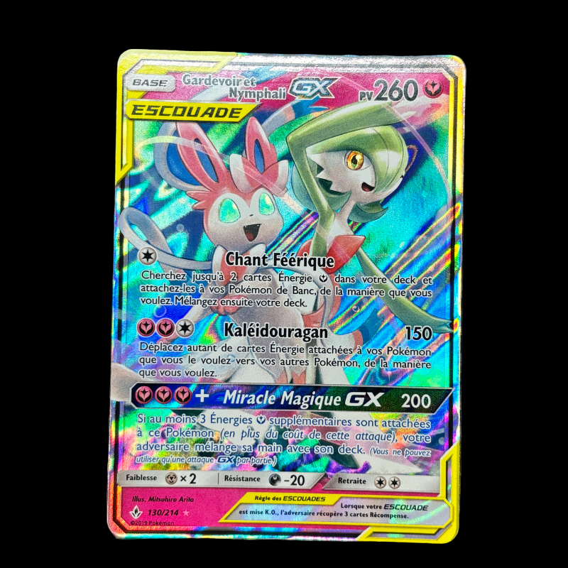 Gardevoir et Nymphali GX 130/214 - Alliance Infaillible -MINT