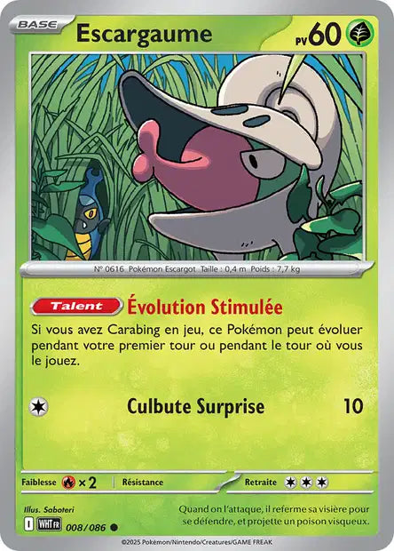 Escargaume 008/086 Flamme blanche – Pokeball
