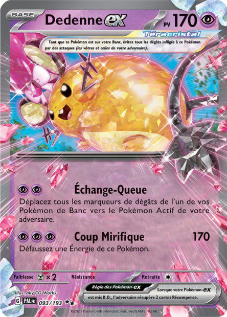 Dedenne-ex 093/193 - Évolutions à Paldea