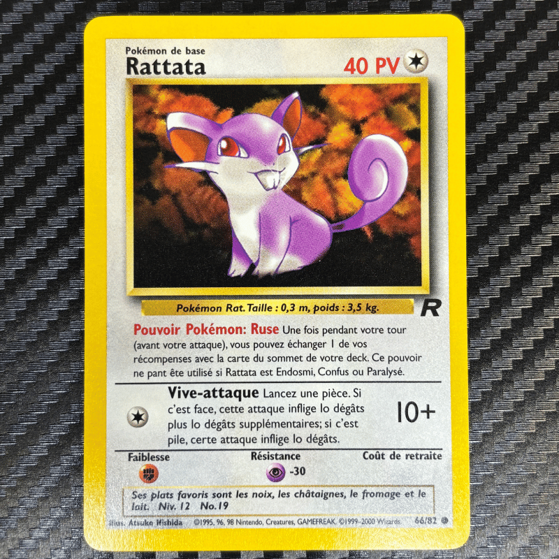 Rattata 66/82 - Team Rocket - NM