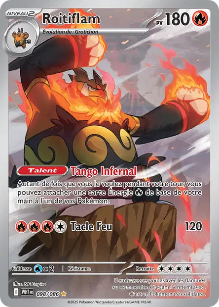 Roitiflam 098/086 - Flamme blanche