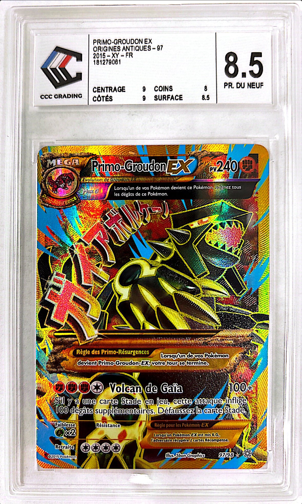 Primo-Groudon 97/98 CCC 8,5