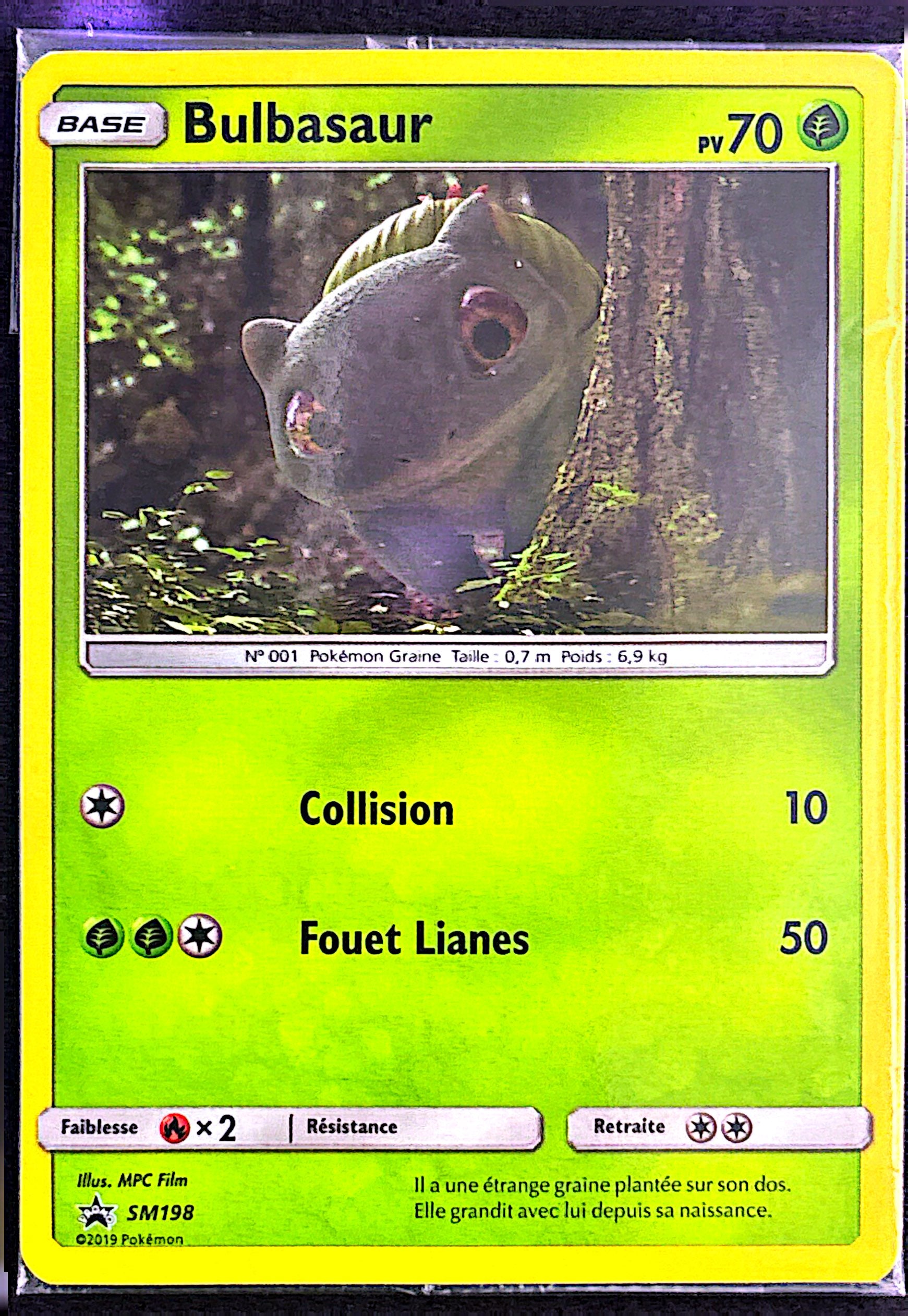 Bulbasaur SM198 promo black star