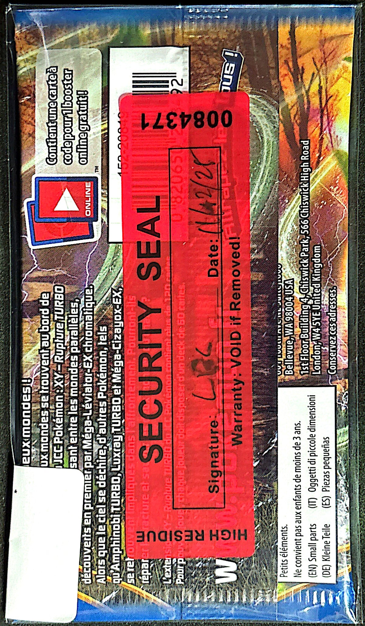Booster XY Rupture Turbo Amphinobi *