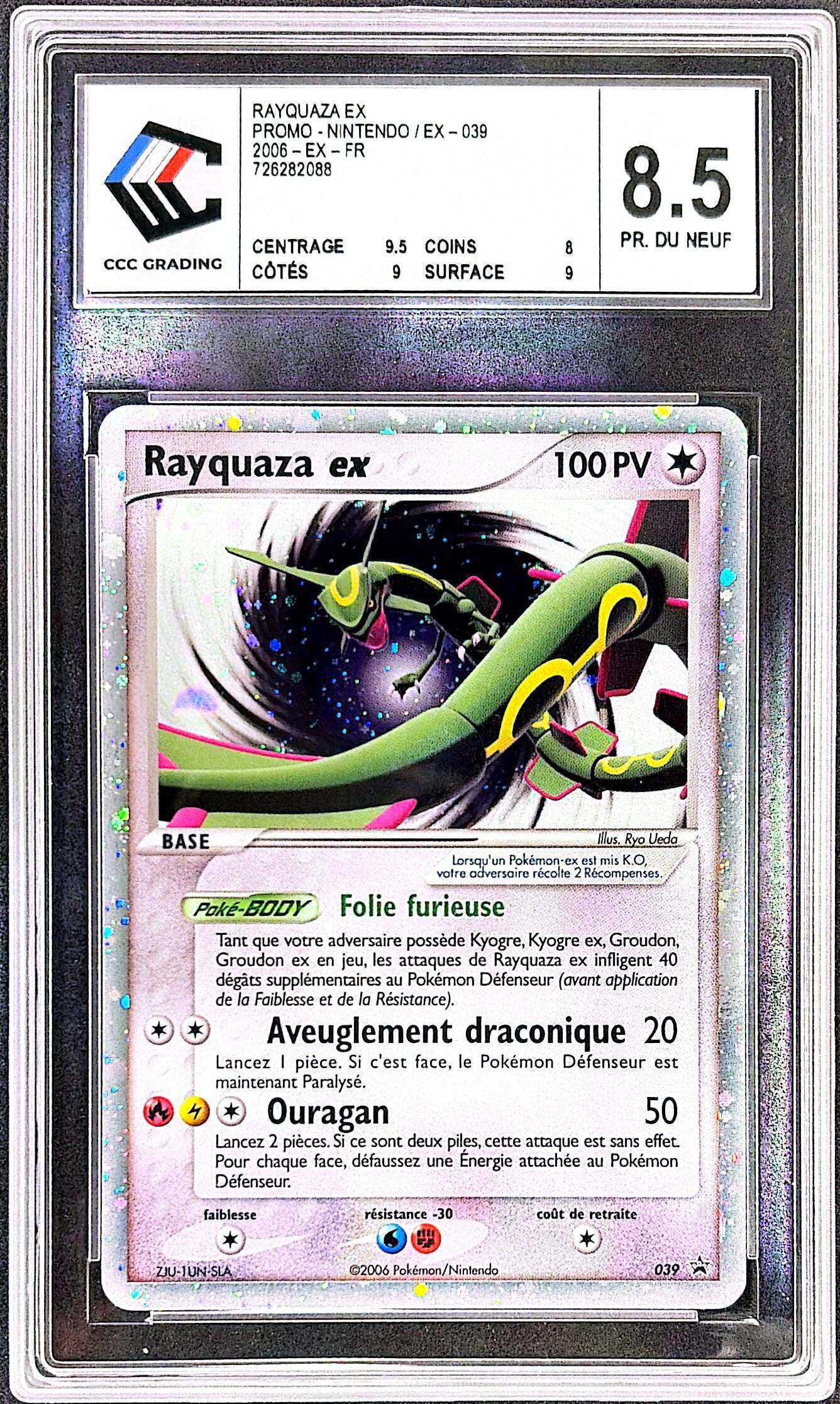 Rayquaza ex promo Black Star 039 – CCC 8,5