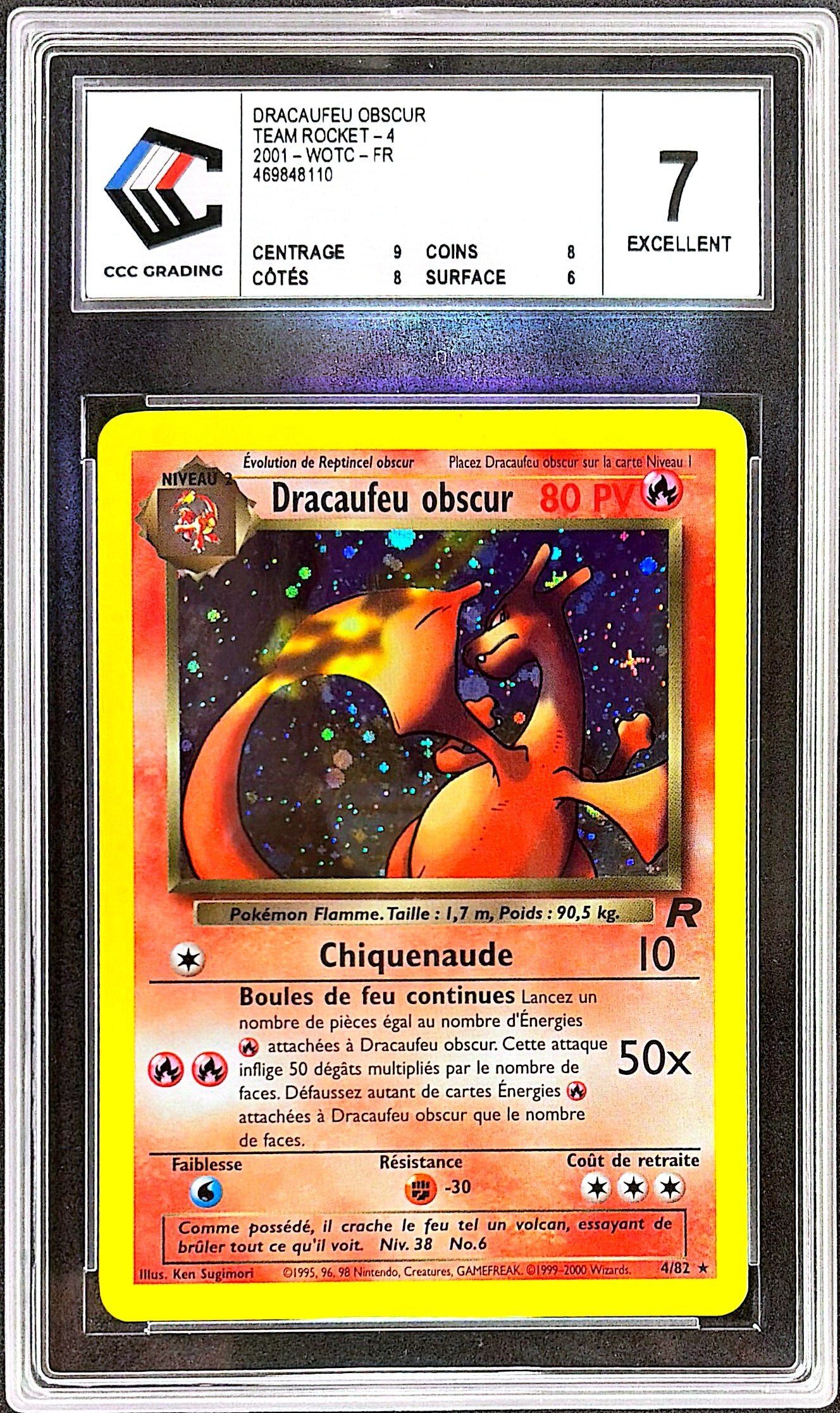 Dracaufeu obscur 4/82 – CCC 7