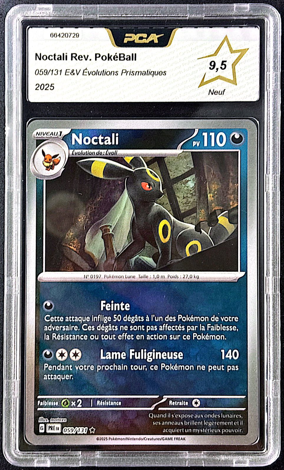 Noctali 059/131 Pokeball PCA 9,5