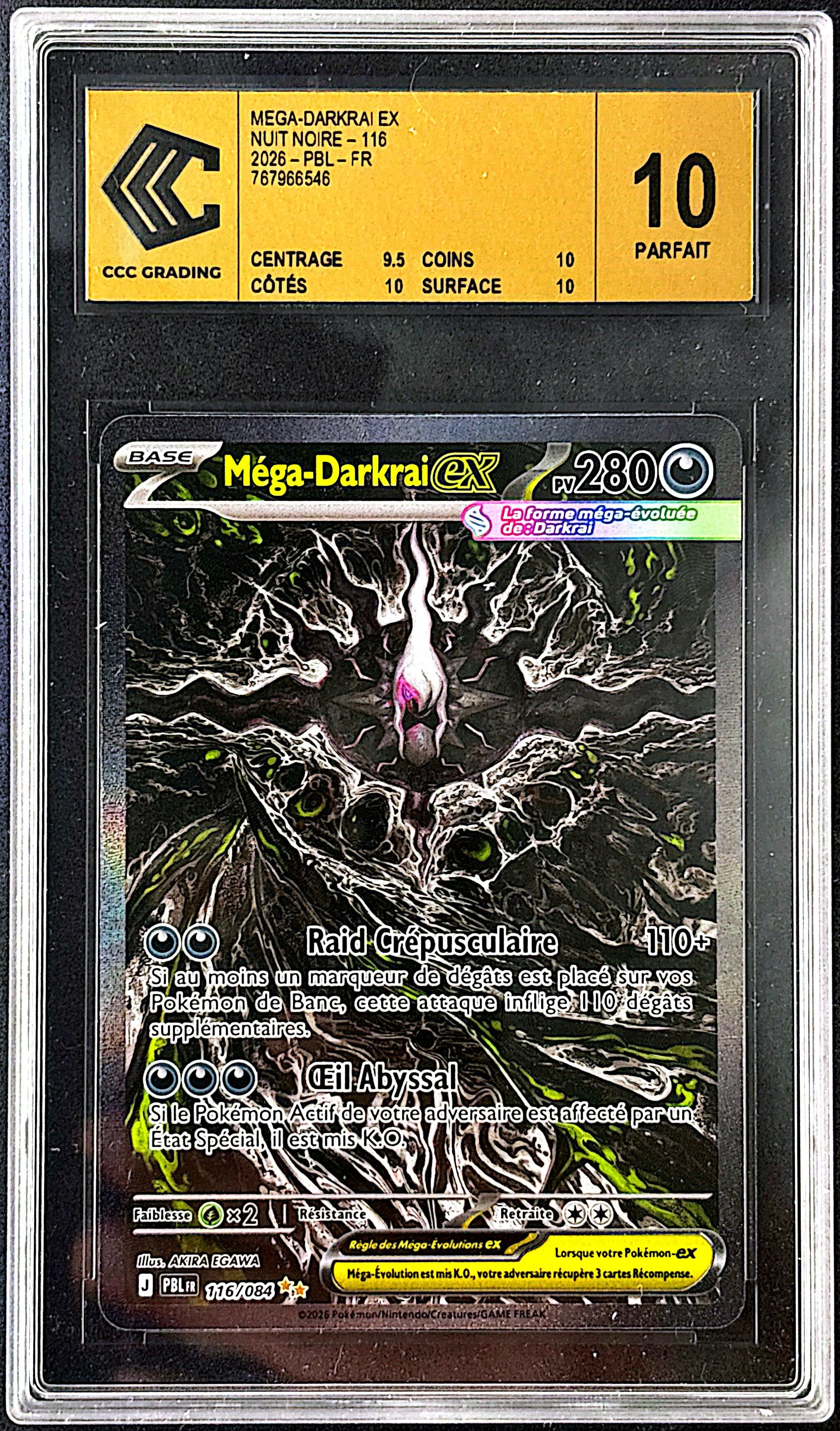 Mega Darkrai ex 116/084 CCC 10 Gold