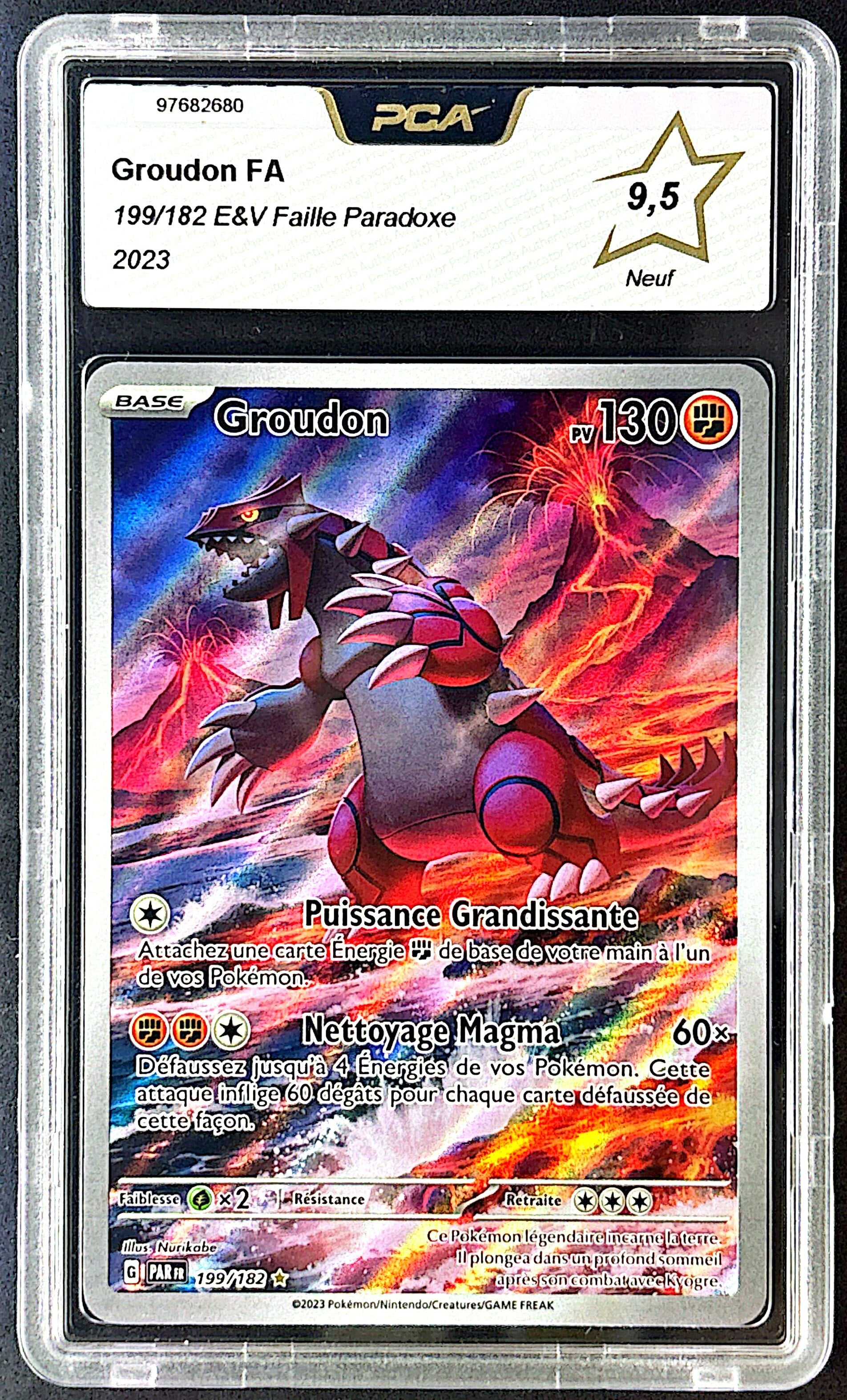 Groudon 199/182 PCA 9,5