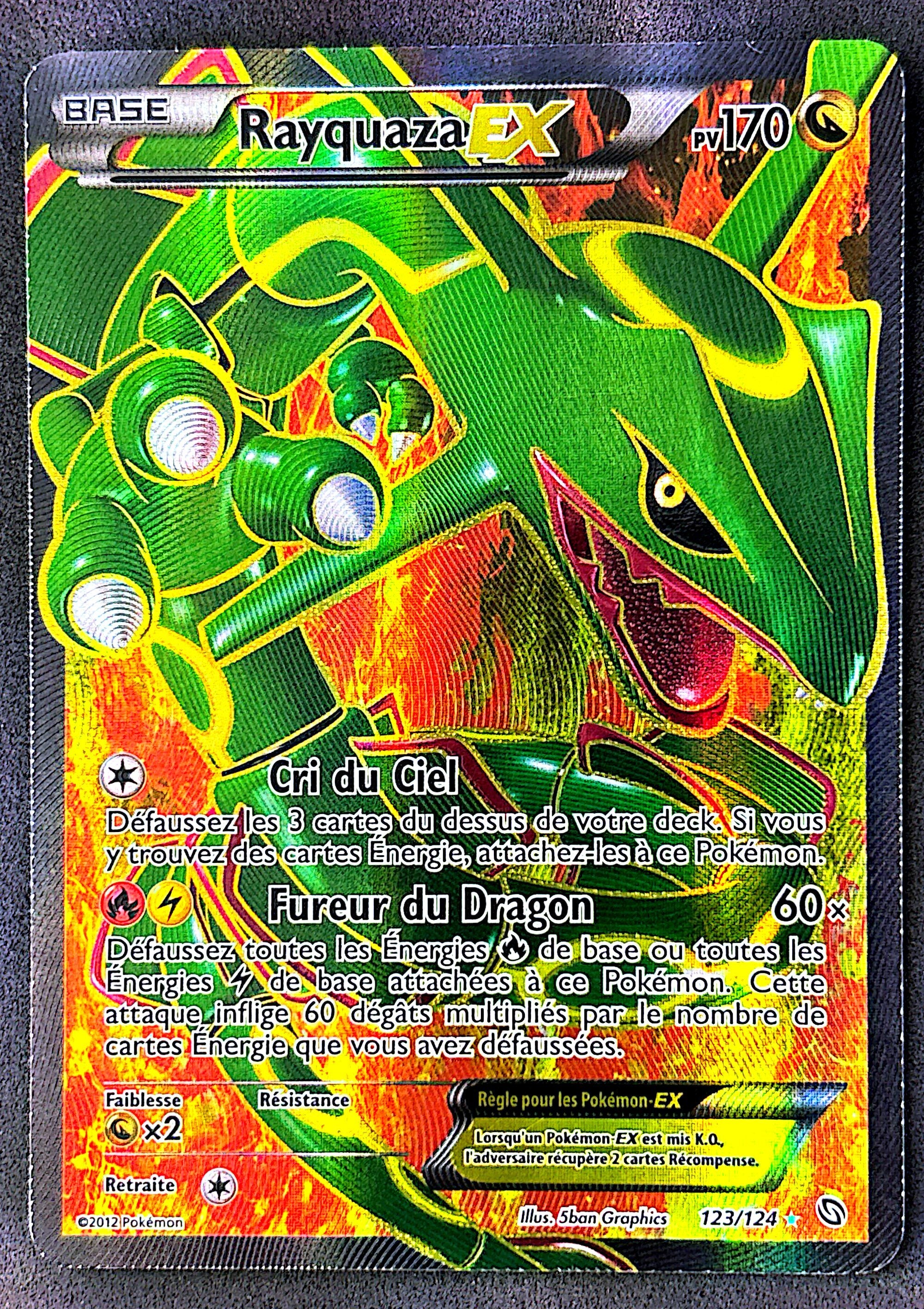 Rayquaza EX 123/1224 Dragons Exaltés | EXC+