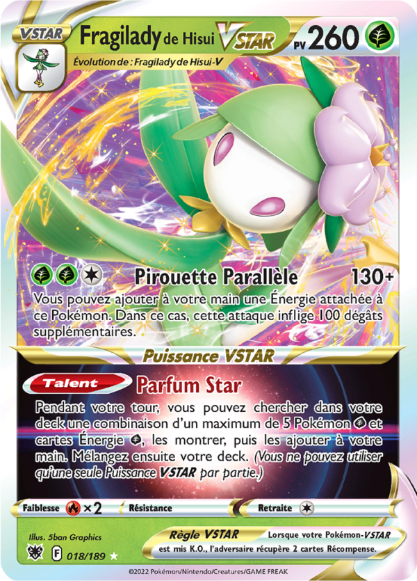 Fragilady de Hisui-VSTAR 018/189 - Astres Radieux