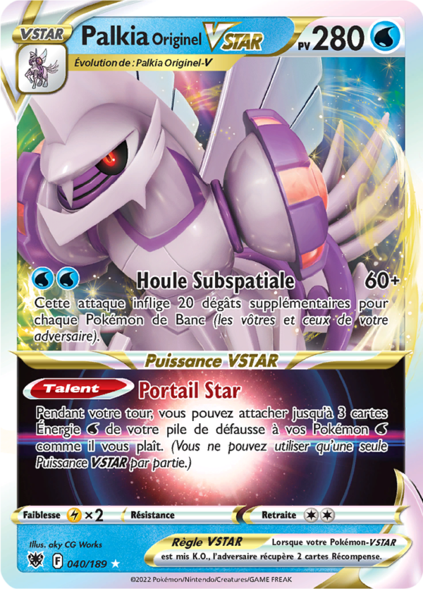 Palkia Originel-VSTAR 040/189 - Astres Radieux