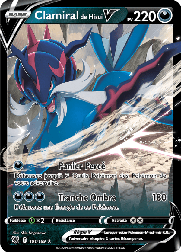 Clamiral de Hisui-V 101/189 - Astres Radieux