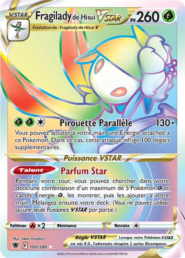 Fragilady de Hisui-VSTAR 190/189 - Astres Radieux