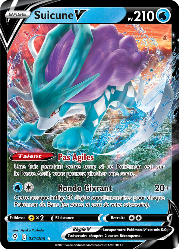 Suicune-V 031/203 - Évolution Céleste