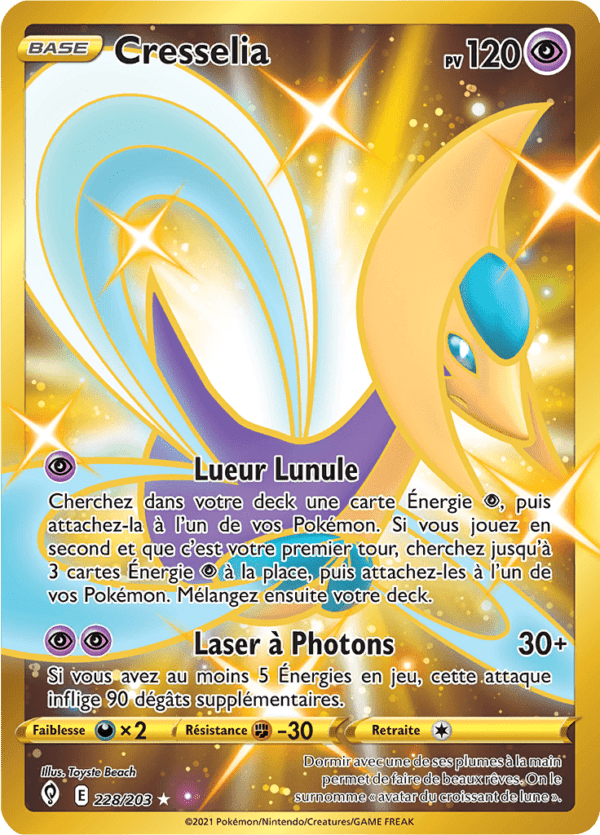 Cresselia 228/203 - Évolution Céleste