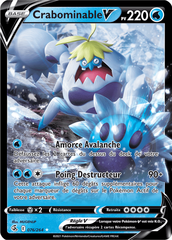 Crabominable-V 076/264 - Poing de fusion