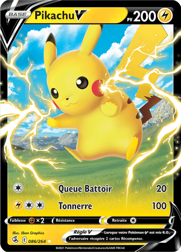 Pikachu-V 086/264 - Poing de fusion