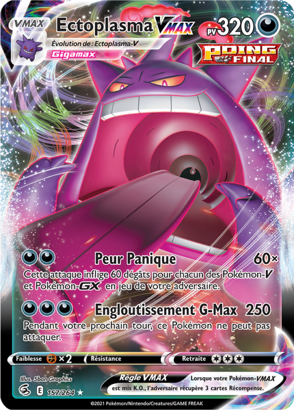 Ectoplasma-VMAX 157/264 - Poing de fusion