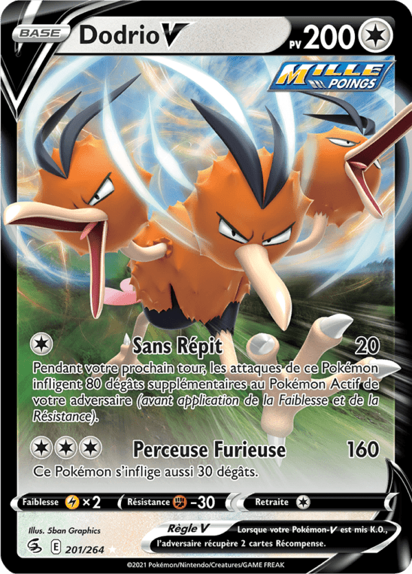 Dodrio-V 201/264 - Poing de fusion