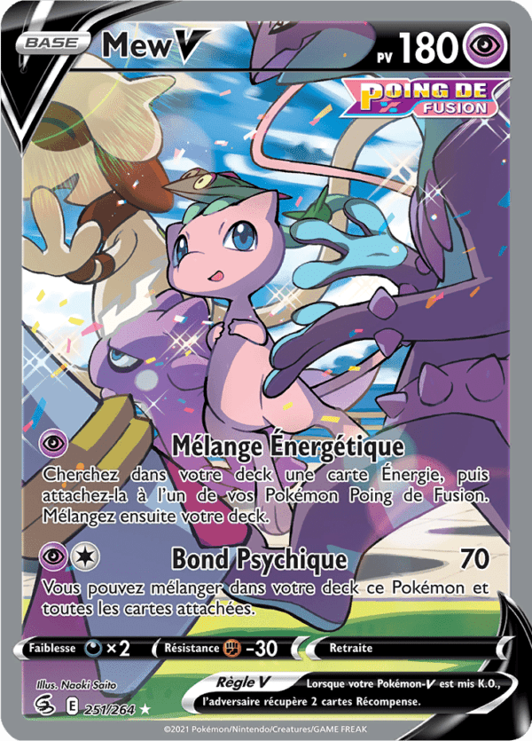 Mew-V 251/264 - Poing de fusion