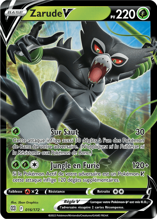 Zarude-V 016/172 - Stars Étincellantes