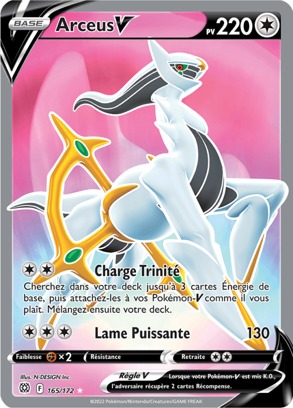 Arceus-V 165/172 - Stars Étincellantes