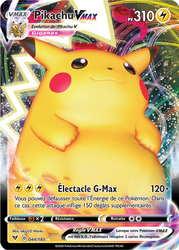 Pikachu-VMAX 044/185 - Voltage éclatant