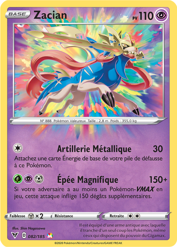 Zacian 082/185 - Voltage éclatant