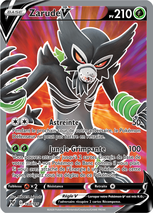 Zarude-V 167/185 - Voltage éclatant