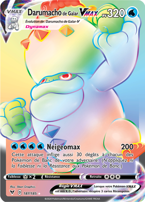 Darumacho de Galar-VMAX 187/185 - Voltage éclatant