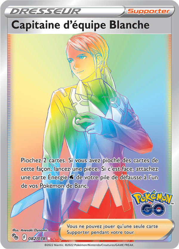 Capitaine d'Equipe Blanche 082/078 - Pokémon GO