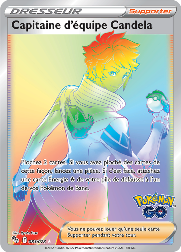 Capitaine d'équipe Candela 083/078 - Pokémon GO