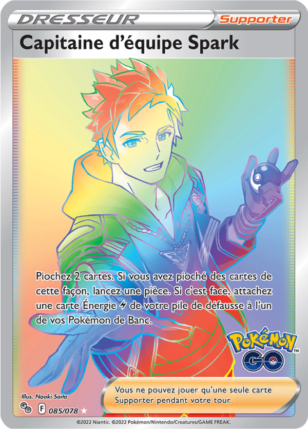Capitaine d'Equipe Spark 085/078 - Pokémon GO