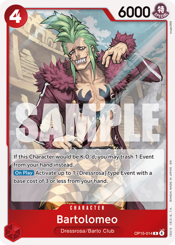 Bartolomeo OP15-014 | US