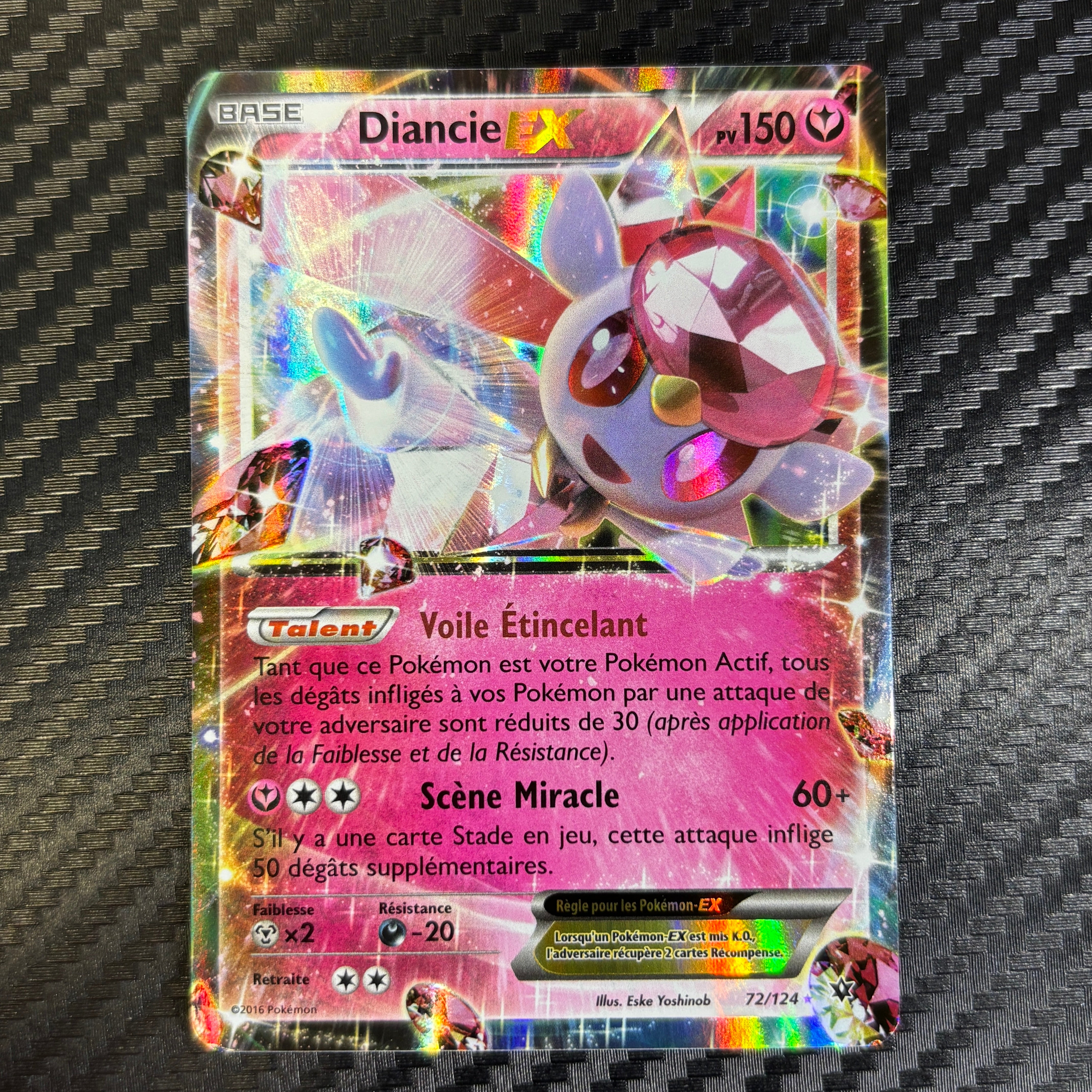 Diancie EX 72/124  Impact des destins – NM