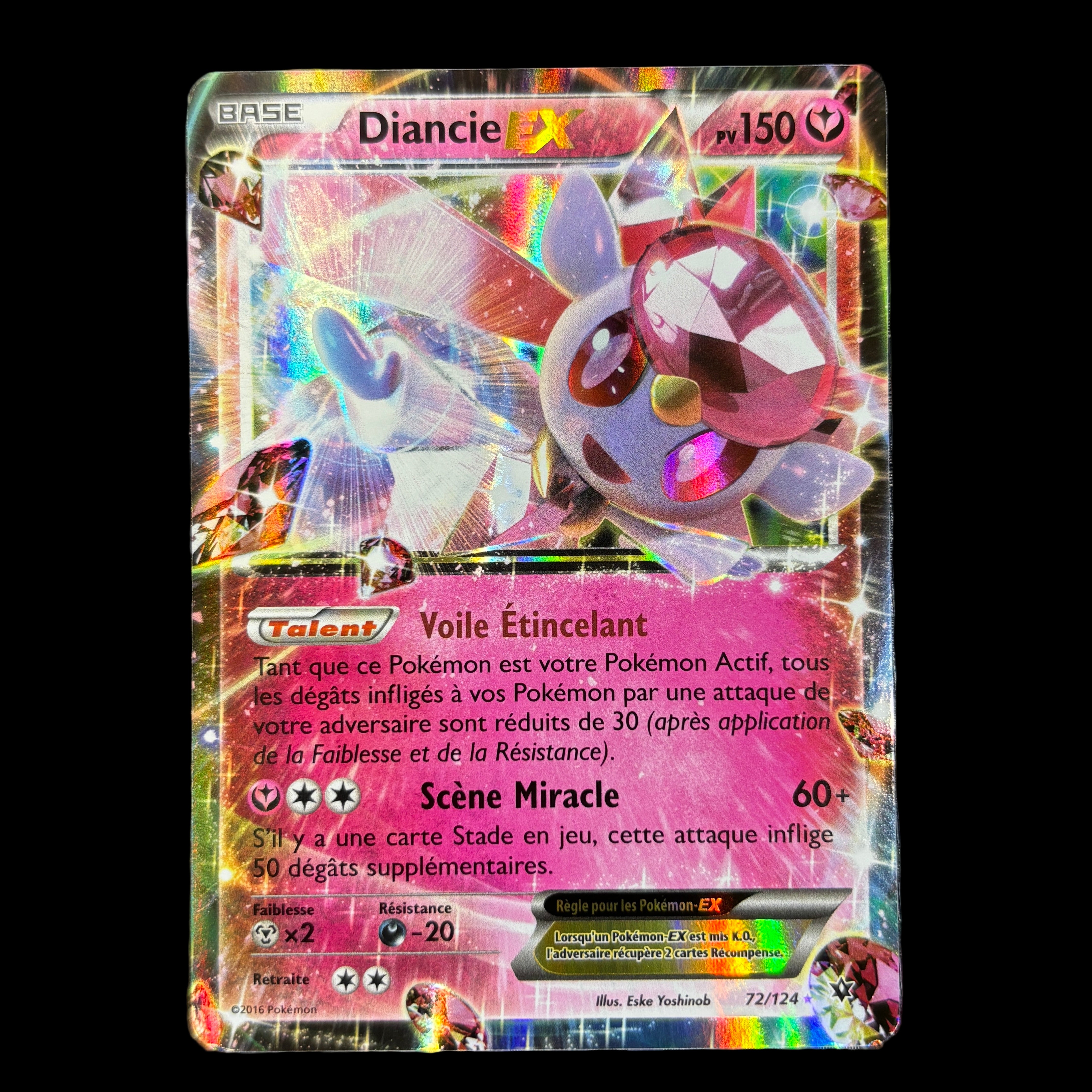 Diancie EX 72/124  Impact des destins – NM