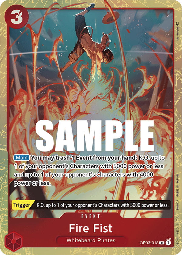 Fire First OP03-018 - US