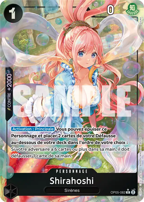 Shirahoshi op05-082 | FR