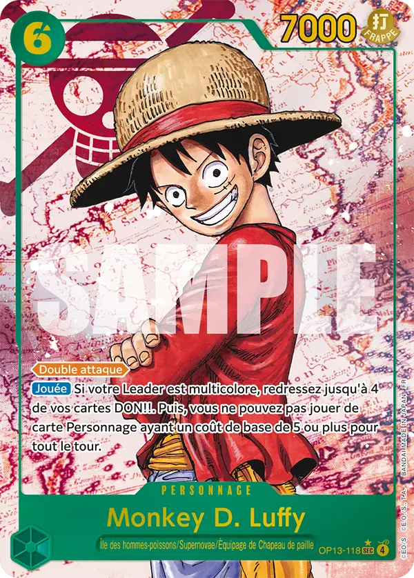 Monkey D.luffy OP13-118 - sec | FR