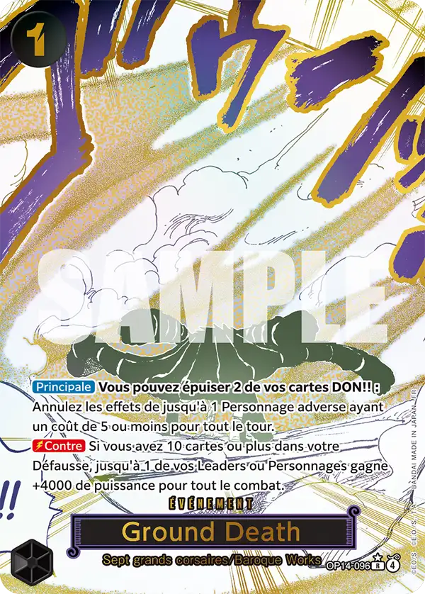 Ground Death OP14-096 | FR